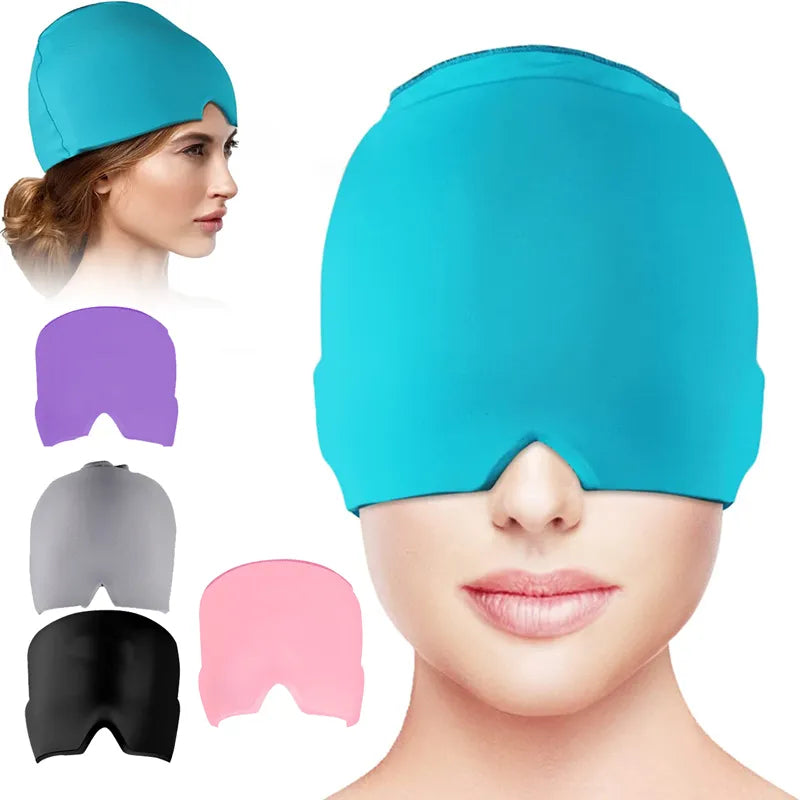 Gorro Aliviar Migraña: Diadema Terapia Frío Calor Aliviar Dolor